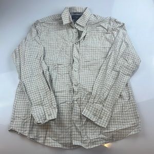 Black Brown 1826 Grid Button Down Shirt